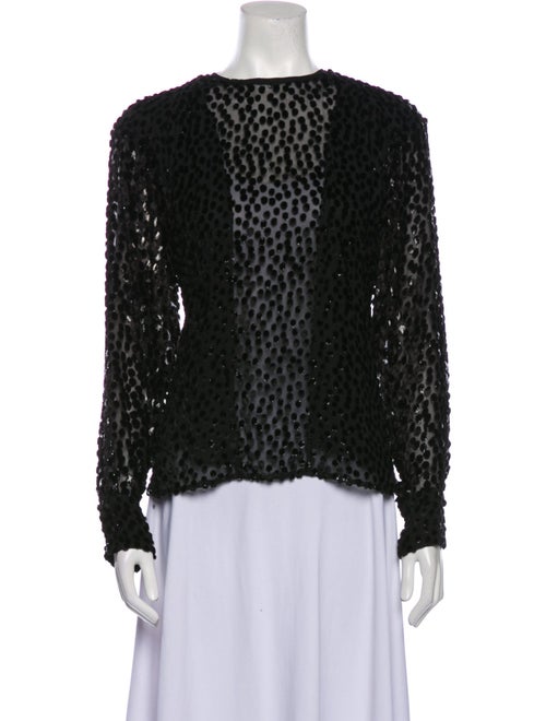 Isabel Marant Lace Pattern Bateau Neckline Blouse