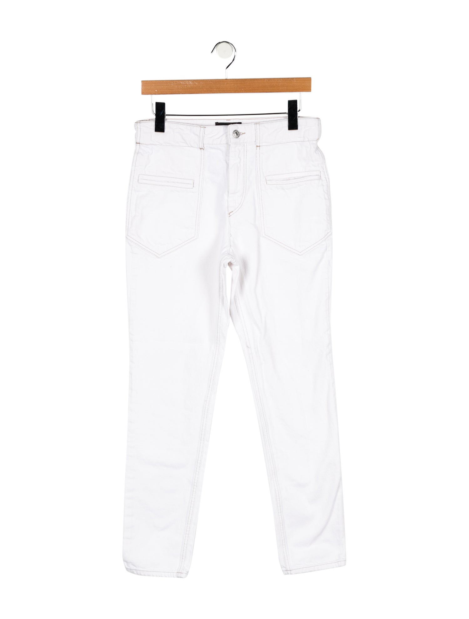 Isabel Marant Mid-Rise Straight Leg Jeans