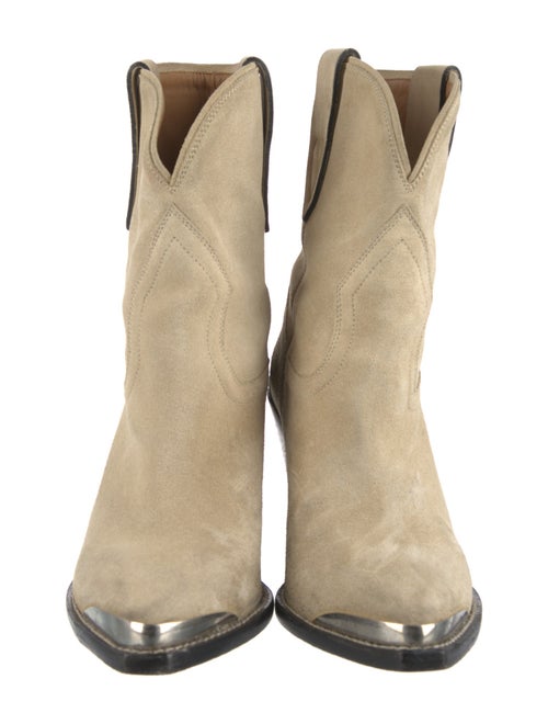 Isabel Marant Suede Western Boots