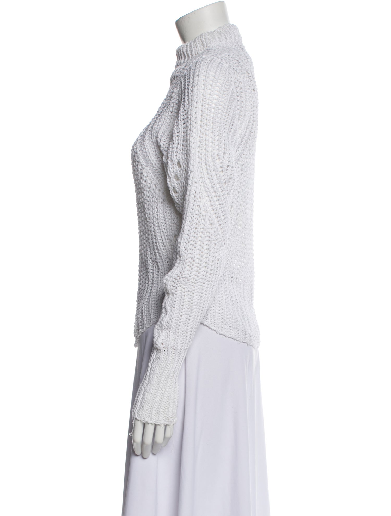 Isabel Marant Linen Mock Neck Sweater