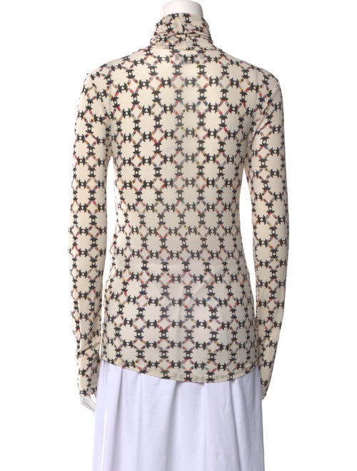 Isabel Marant Printed Mock Neck Blouse