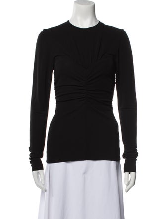 Isabel Marant Crew Neck Long Sleeve Top