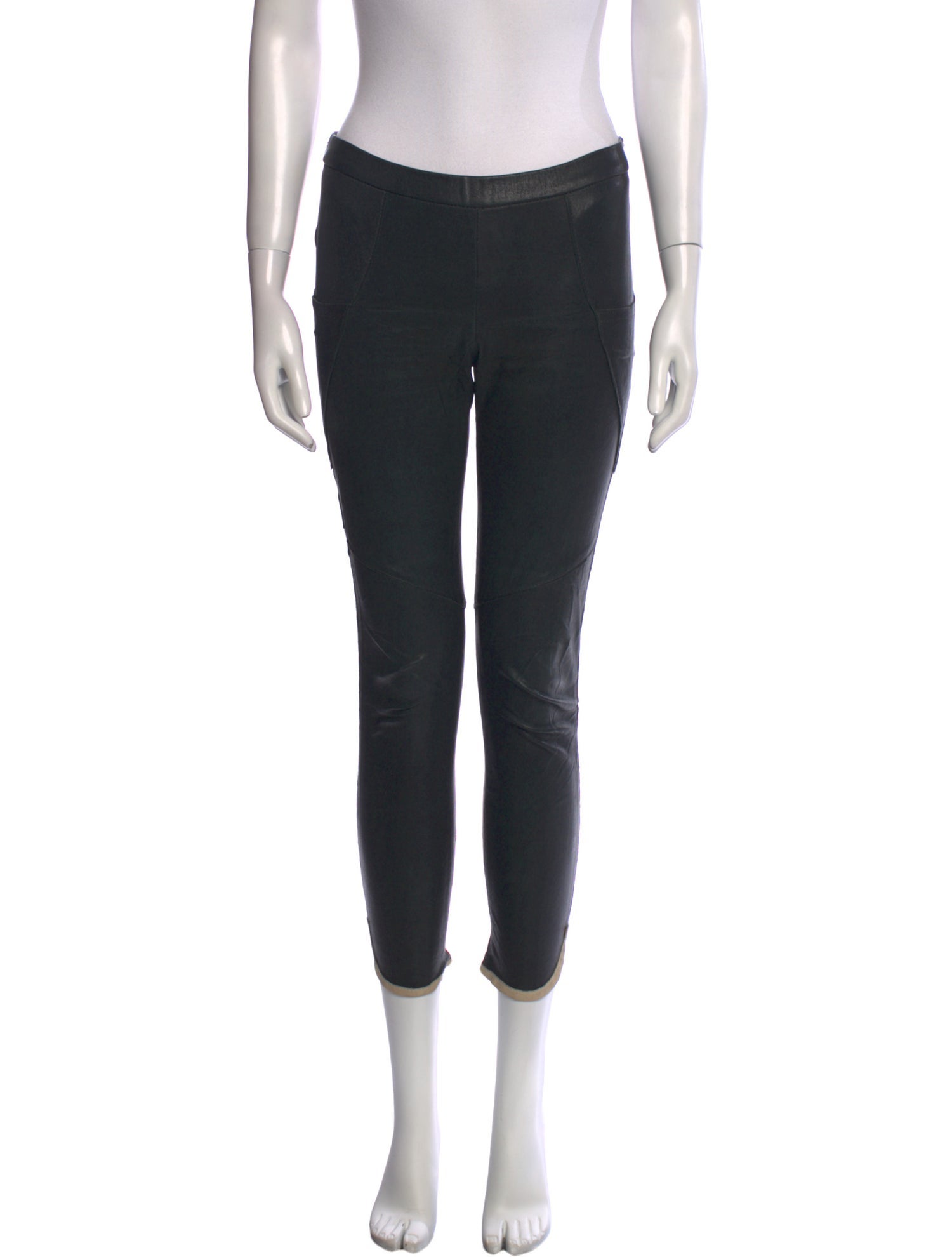 Isabel Marant Leather Skinny Leg Pants