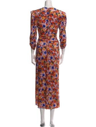 Isabel Marant Floral Print Long Dress