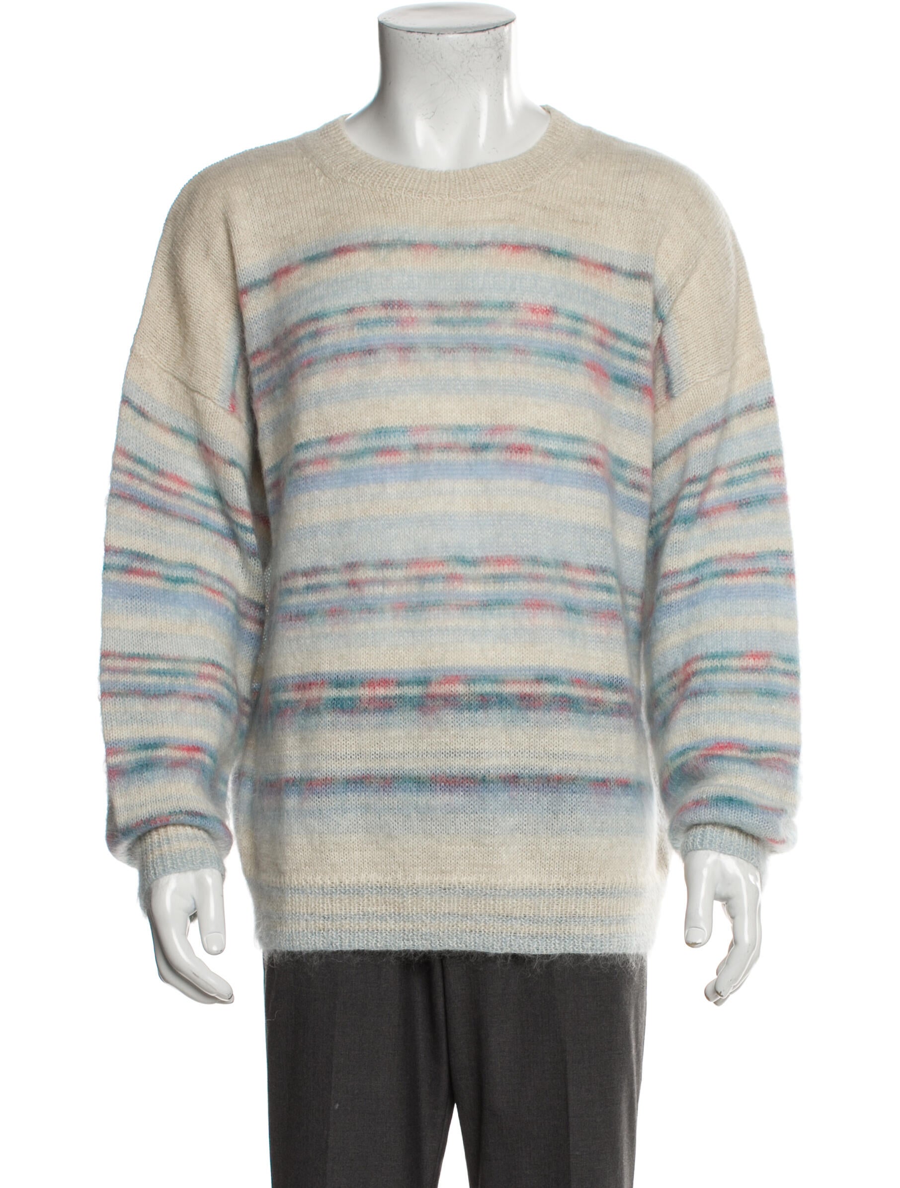 Isabel Marant Striped Crew Neck Pullover