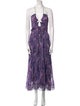 Isabel Marant Paisley Print Midi Length Dress