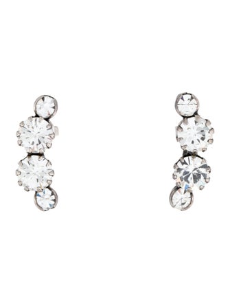 Isabel Marant Crystal A Wild Shore Stud Earrings