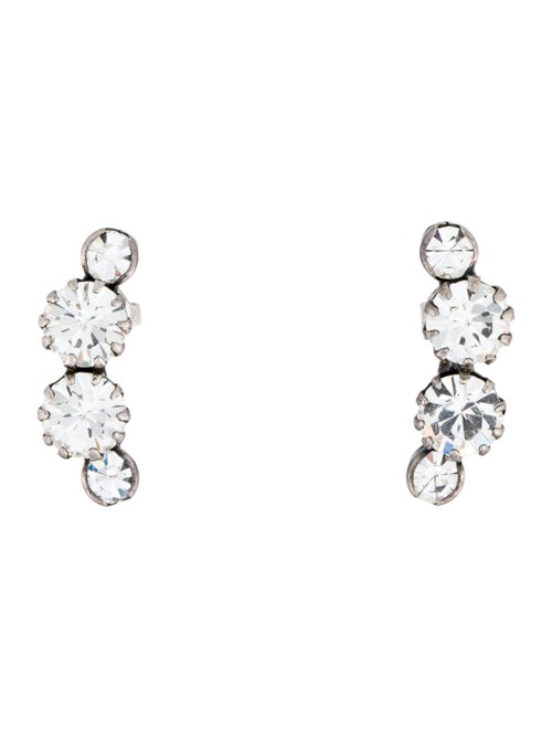 Isabel Marant Crystal A Wild Shore Stud Earrings