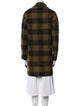 Isabel Marant Wool Plaid Print Coat