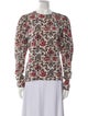 Isabel Marant Silk Floral Print Sweatshirt