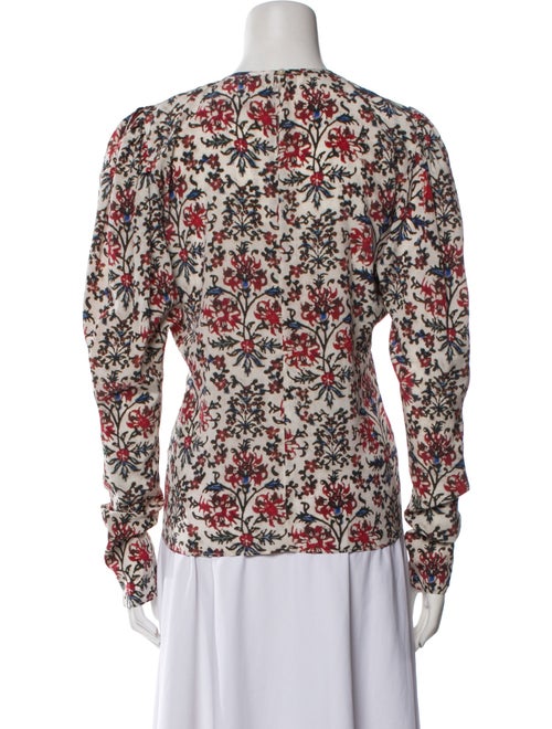 Isabel Marant Silk Floral Print Sweatshirt