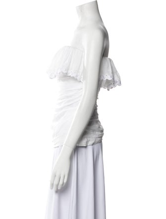 Isabel Marant Strapless Crop Top