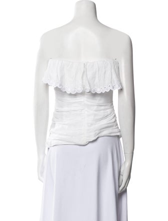 Isabel Marant Strapless Crop Top