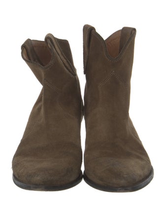 Isabel Marant Suede Western Boots