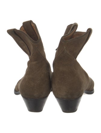 Isabel Marant Suede Western Boots