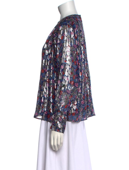 Isabel Marant Floral Print Crew Neck Blouse