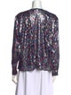 Isabel Marant Floral Print Crew Neck Blouse