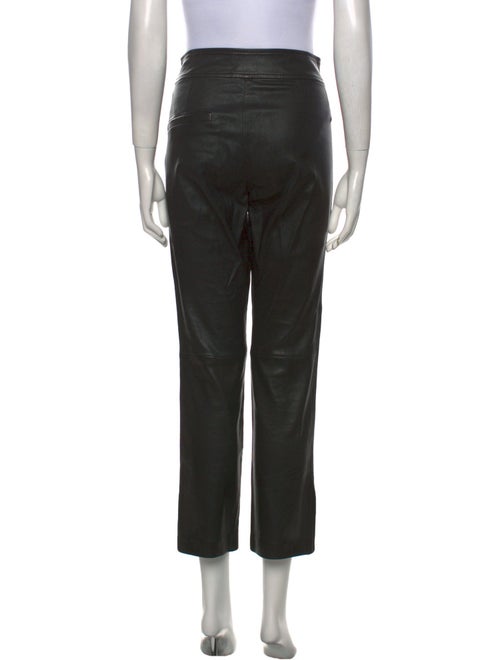 Isabel Marant Leather Straight Leg Pants