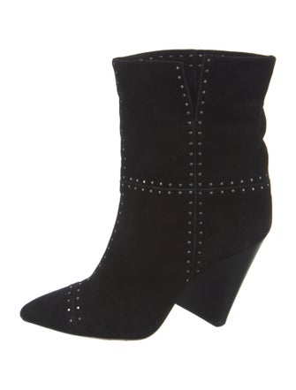 Isabel Marant Suede Studded Accents Boots