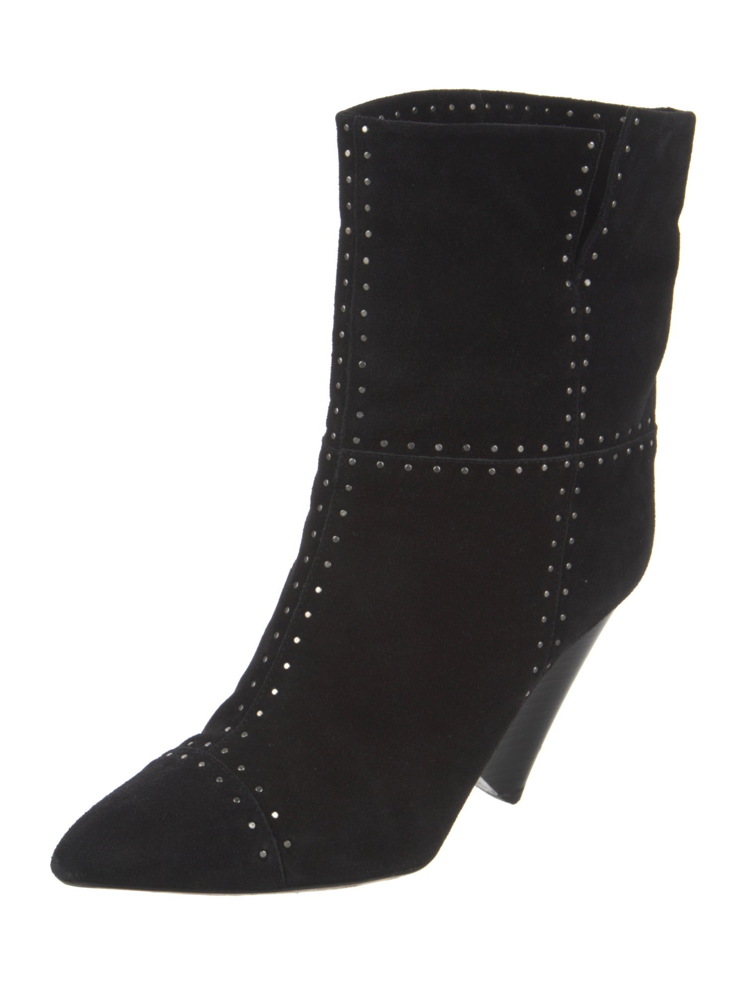 Isabel Marant Suede Studded Accents Boots