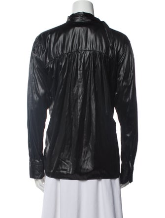 Isabel Marant Mock Neck Long Sleeve Top