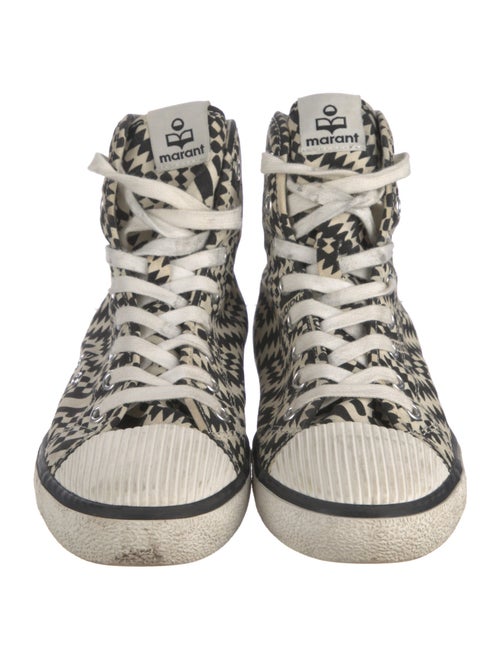Isabel Marant Canvas Printed Sneakers