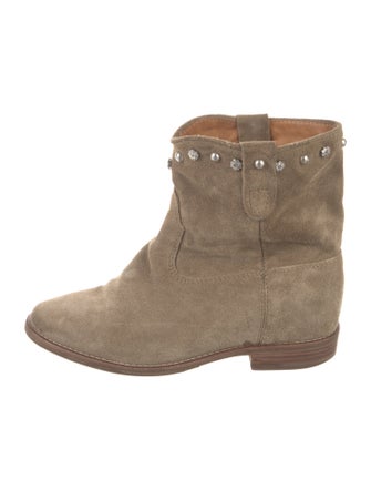 Isabel Marant Suede Studded Accents Boots