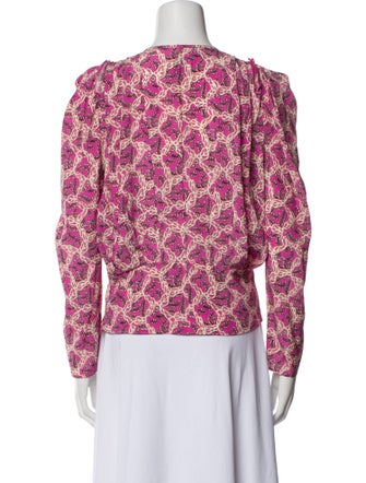 Isabel Marant Silk Printed Blouse