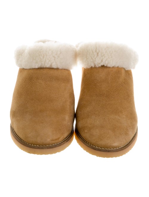 Isabel Marant Suede Fur Trim Mules