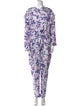 Isabel Marant Printed Crew Neck Jumpsuit