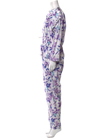 Isabel Marant Printed Crew Neck Jumpsuit