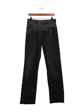 Isabel Marant High-Rise Straight Leg Jeans