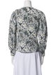 Isabel Marant Printed V-Neck Blouse