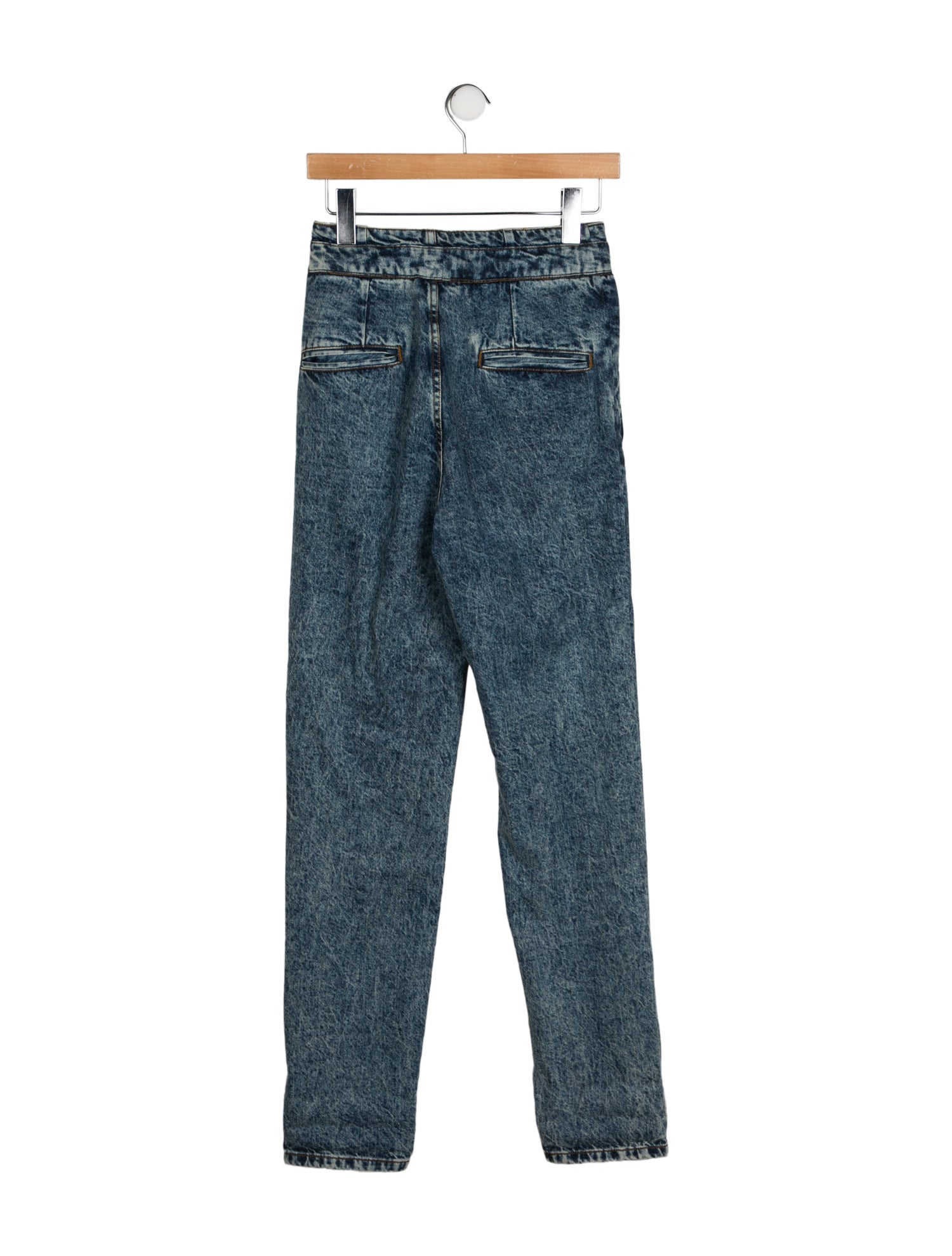 Isabel Marant High-Rise Straight Leg Jeans
