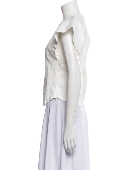 Isabel Marant V-Neck Short Sleeve Crop Top