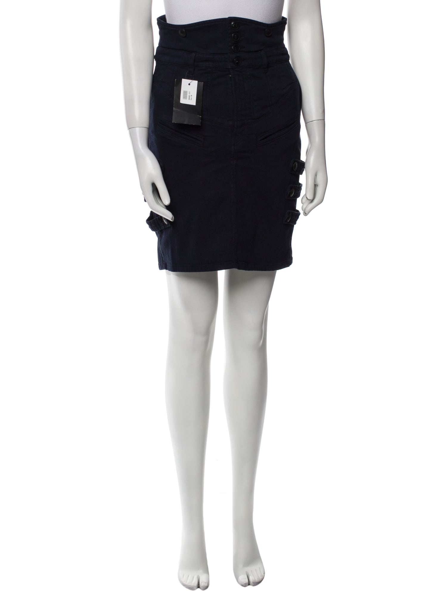 Isabel Marant Pleated Accents Knee-Length Skirt