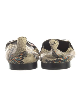 Isabel Marant Leather Animal Print Loafers