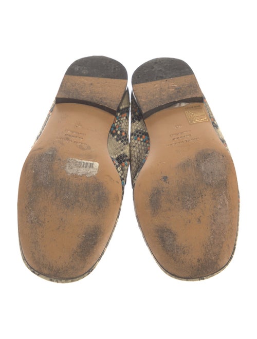 Isabel Marant Leather Animal Print Loafers