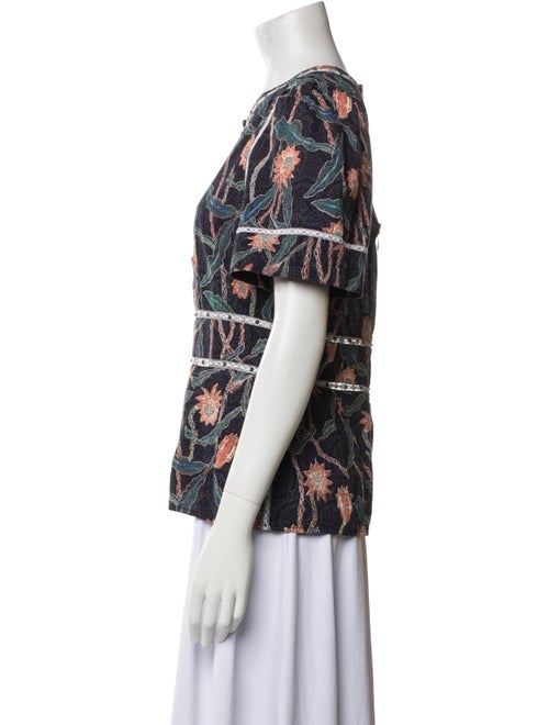 Isabel Marant Printed Crew Neck Blouse