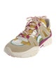 Isabel Marant Printed Grosgrain Trim Chunky Sneakers