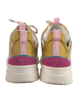 Isabel Marant Printed Grosgrain Trim Chunky Sneakers