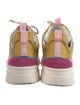 Isabel Marant Printed Grosgrain Trim Chunky Sneakers