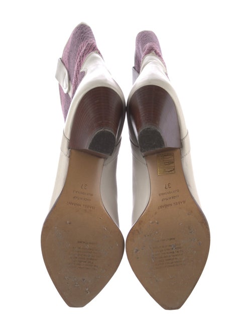 Isabel Marant Leather Printed Western Boots