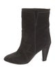 Isabel Marant Suede Embroidered Accent Boots