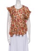 Isabel Marant Silk Floral Print Blouse