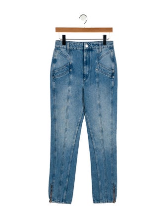 Isabel Marant High-Rise Skinny Leg Jeans