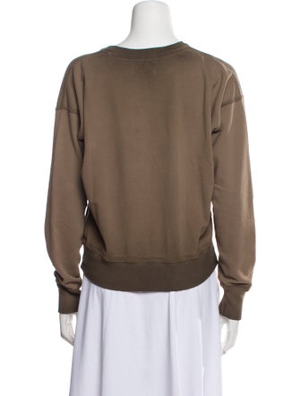 Isabel Marant Graphic Print Crew Neck Sweatshirt