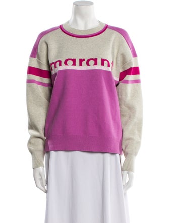 Isabel Marant Striped Crew Neck Sweater