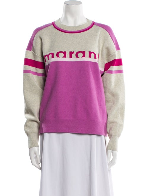 Isabel Marant Striped Crew Neck Sweater
