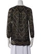 Isabel Marant Printed V-Neck Blouse